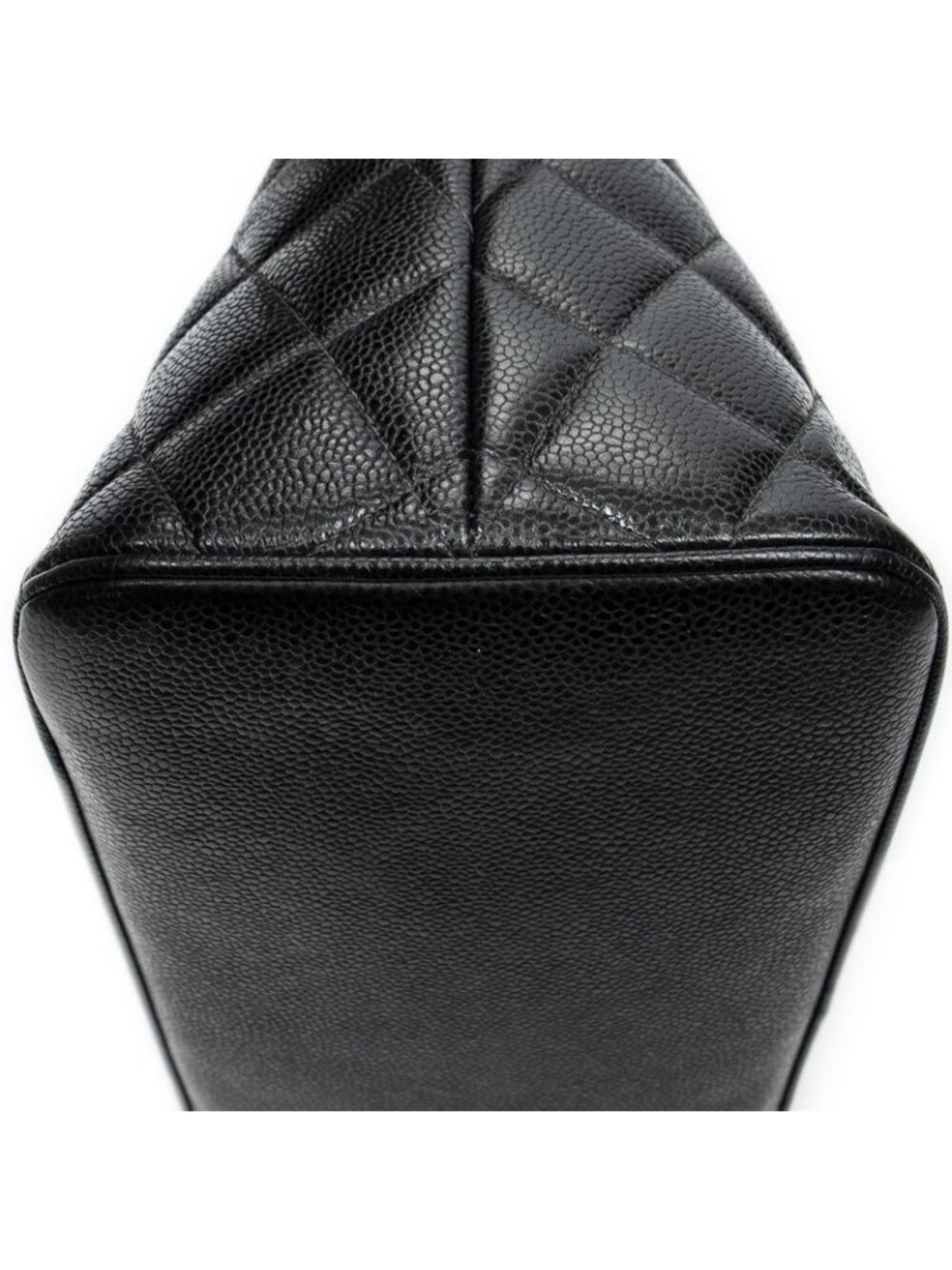 ★SOLD★ Chanel Timeless Medallion Tote Black Quilted Caviar Leather - Picture 8 of 10